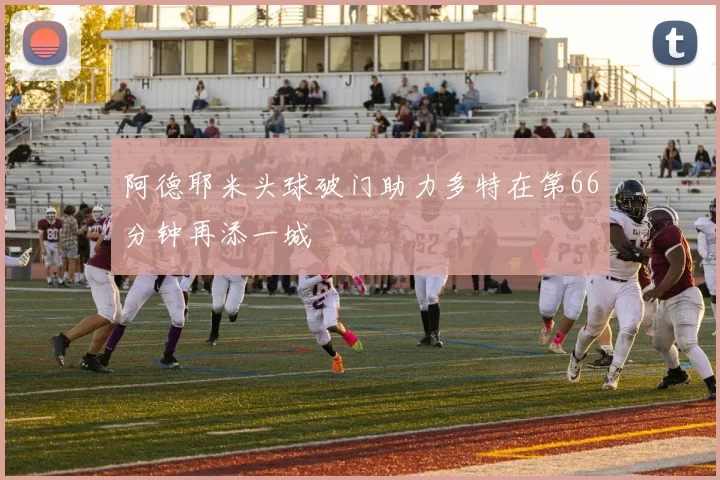 阿德耶米头球破门助力多特在第66分钟再添一城